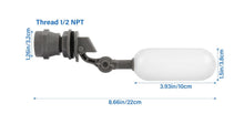 Fountain & Water Feature Fill Valve 1/2" MIPT All Plastic DIY23136