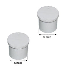 Hot Tub 2-Pack Plumbing Plug Compatible with Jacuzzi Spas 1/2" Spigot for Manifolds and Ports DIYJAC6540-786-2