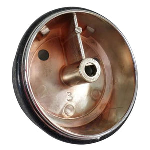 BBQ Grill Char Broil Advantage Knob with Chrome Front and Soft Rubber Grip - BBQ Grill Parts