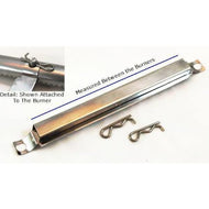 BBQ Flame Carryover Tube compatible with Charbroil G524-0036-W1