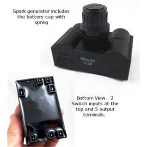 BBQ Grill Compatible With Char Broil Grills Gourmet Series 5 Output Electronic Ignition Module - DIY PART CENTERBBQ Grill Compatible With Char Broil Grills Gourmet Series 5 Output Electronic Ignition ModuleBBQ Grill PartsDIY PART CENTERG515-0030-W2