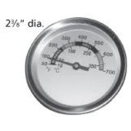 BBQ Temperature Gauge 2 3/8" compatible with Charbroil BCPW00012