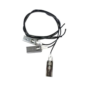 BBQ Grill Compatible With Weber Grills 1 of 3-Burner Collector Box And Ceramic Electrode Set BCP30501047 - DIY PART CENTERBBQ Grill Compatible With Weber Grills 1 of 3-Burner Collector Box And Ceramic Electrode Set BCP30501047BBQ Grill PartsDIY PART CENTERBCP30501047