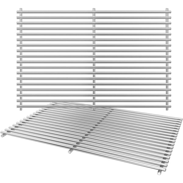BBQ Grill Compatible With Weber Grills 2-Piece SS Grates 17-1/4 X 23-1/2 DIY7639 - BBQ Grill Parts