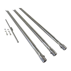 BBQ Grill Weber Grill 3-Pack Stainless Steel 28 Burner Set (Plus 1 Crossover Burner Tube) BCP7508 OEM - BBQ Grill Parts