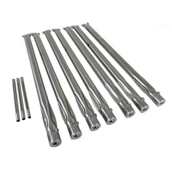 BBQ Grill Compatible With Weber Grills 6-Pack SS Burner & Smoker Set (Plus 3 Crossover Burner Tubes) BCP85663 - DIY PART CENTERBBQ Grill Compatible With Weber Grills 6-Pack SS Burner & Smoker Set (Plus 3 Crossover Burner Tubes) BCP85663BBQ Grill PartsDIY PART CENTERBCP85663