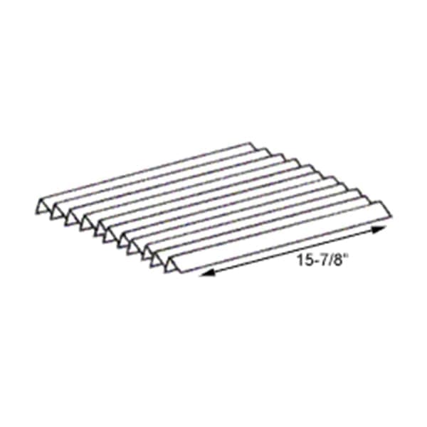 BBQ Grill Compatible With Weber Grills Heat Plate 11-Pack SS Flavorizer Bar Set 15 7/8