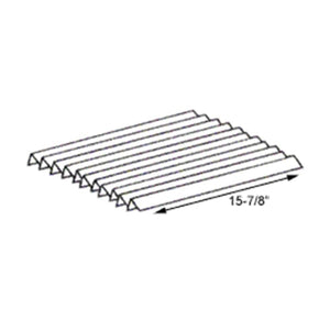 BBQ Grill Weber Grill Heat Plate 11-Pack Stainless Steel Flavorizer Bar Set 15 7/8 BCP-MHP-WFB11S - BBQ Grill Parts