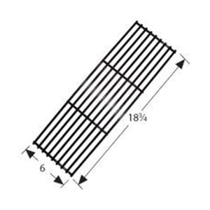 BBQ Grill BBQ Galore/Turbo 1 Piece Porcelain Stainless Steel Wire Cooking Grid 6 x 18 3/4 BCP59501 - BBQ Grill Parts