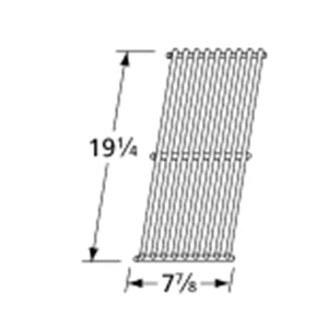 BBQ Grill Members Mark 1 Piece Stainless Steel Wire Grate 7 7/8 x 19 1/4 BCP5S531 - BBQ Grill Parts