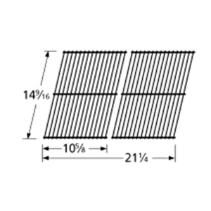 BBQ Grill Members Mark 2 Piece Porcelain Stainless Steel Grate 14 9/16" x 21 1/4" BCP51702 - DIY PART CENTERBBQ Grill Members Mark 2 Piece Porcelain Stainless Steel Grate 14 9/16" x 21 1/4" BCP51702BBQ Grill PartsDIY PART CENTERBCP51702
