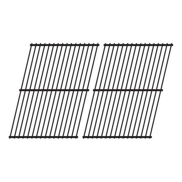 BBQ Grill Members Mark 2 Piece Porcelain Stainless Steel Grate 14 9/16 x 21 1/4 BCP51702 - BBQ Grill Parts