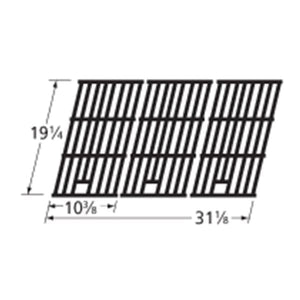 BBQ Grill Members Mark 3 Piece Gloss Cast Iron Grate 19 1/4" x 31 1/8" BCP65223 - DIY PART CENTERBBQ Grill Members Mark 3 Piece Gloss Cast Iron Grate 19 1/4" x 31 1/8" BCP65223BBQ Grill PartsDIY PART CENTERBCP65223