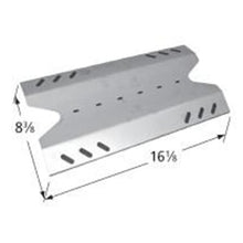 BBQ Grill Members Mark Stainless Steel Heat Plate 16 1/8" x 8 3/8" BCP96431 - DIY PART CENTERBBQ Grill Members Mark Stainless Steel Heat Plate 16 1/8" x 8 3/8" BCP96431BBQ Grill PartsDIY PART CENTERBCP96431