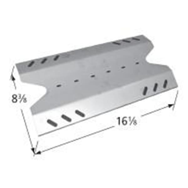 BBQ Grill Members Mark Stainless Steel Heat Plate 16 1/8