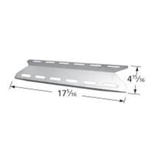 BBQ Grill Members Mark Stainless Steel Heat Plate 17 5/16 x 4 15/16 BCP93041 - BBQ Grill Parts