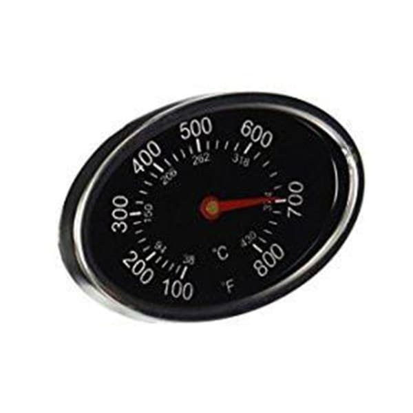 BBQ Grill Members Mark Stainless Steel Temperature Gauge (Probe Mounted) 1 7/8 x 2 15/16 BCP22549 - BBQ Grill Parts
