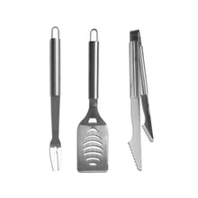 BBQ Grill Mics Accessories Utensil Set 3 Pc Stainless Steel Handles MHP-US7 - BBQ Grill Parts