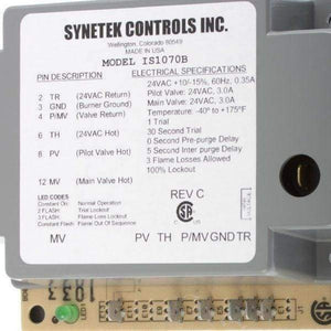 Fireplace Ignitor Module Synetek Model IS1070B DESA FMI And Others 110286-01 - Fireplace