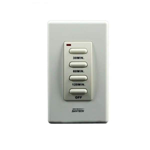Fireplace Skytech Wireless Wired Wall Mount Timer System (White) TM-R-2A - Fireplace