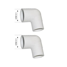 Hot Tub Compatible With Coleman Spas 90 Degree Street Elbow 1 1/2 2 Pk DIY100442 - Hot Tub Parts
