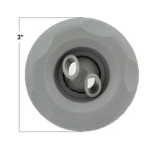 Hot Tub Compatible With Waterway Gray Scallop Twin Roto Mini Storm Jet Insert WWP212-7957 - Hot Tub Parts