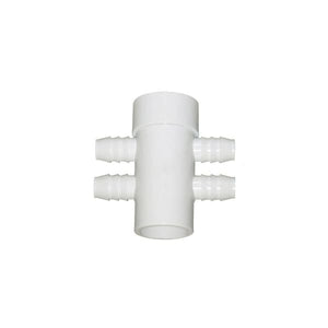 Hot Tub Compatible With Coleman Spas 4-Port Manifold 3/4 Inch Barb X 1.5 Inch Slip/Spig 105843 - Hot Tub Parts