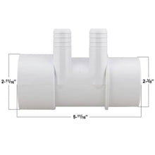 Hot Tub Compatible With Coleman Spas 2 Inch 4-Port 3/4 Inch Barb Manifold 100705 - Hot Tub Parts