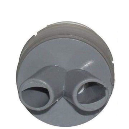 Hot Tub Compatible With Dimension One Spas Hydro - Air Magna'ssage Dual Port Rotating Insert, Gray DIM01510 - 165G - DIY PART CENTERHot Tub Compatible With Dimension One Spas Hydro - Air Magna'ssage Dual Port Rotating Insert, Gray DIM01510 - 165GHot Tub PartsDIY PART CENTERDIM01510 - 165G