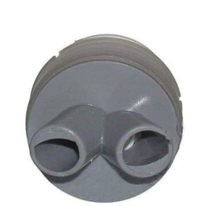 Hot Tub Compatible With Dimension One Spas Hydro - Air Magna'ssage Dual Port Rotating Insert, Gray DIM01510 - 165G - DIY PART CENTERHot Tub Compatible With Dimension One Spas Hydro - Air Magna'ssage Dual Port Rotating Insert, Gray DIM01510 - 165GHot Tub PartsDIY PART CENTERDIM01510 - 165G