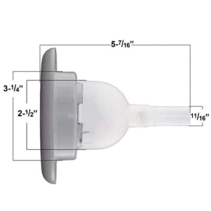 Hot Tub Compatible With Dimension One Spas Large Vcr Jet Multiport Rotator - Gray DIM01510 - 416G - DIY PART CENTERHot Tub Compatible With Dimension One Spas Large Vcr Jet Multiport Rotator - Gray DIM01510 - 416GHot Tub PartsDIY PART CENTERDIM01510 - 416G