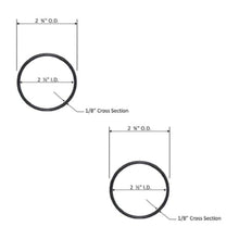 Hot Tub Compatible With Jacuzzi Spas Pump Union Oring 2" 2 Pack DIYJAC6000-645-2 - DIY PART CENTERHot Tub Compatible With Jacuzzi Spas Pump Union Oring 2" 2 Pack DIYJAC6000-645-2Hot Tub PartsDIY PART CENTERDIYJAC6000-645-2