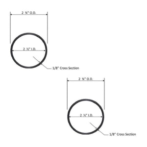 Hot Tub Compatible With Jacuzzi Spas Pump Union Oring 2" 2 Pack DIYJAC6000-645-2 - DIY PART CENTERHot Tub Compatible With Jacuzzi Spas Pump Union Oring 2" 2 Pack DIYJAC6000-645-2Hot Tub PartsDIY PART CENTERDIYJAC6000-645-2
