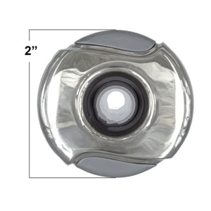 Marquis Spa Wave Jet Directional Stainless Steel With Graphite Gray 2 Inch MRQ320-6742 - Hot Tub Parts