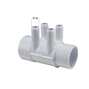 Hot Tub Compatible With Spas Manifold 2" S x 2" Sg X 4 3/4" Barb SM DIY672 - 4160 - DIY PART CENTERHot Tub Compatible With Spas Manifold 2" S x 2" Sg X 4 3/4" Barb SM DIY672 - 4160Hot Tub PartsDIY PART CENTERDIY672 - 4160