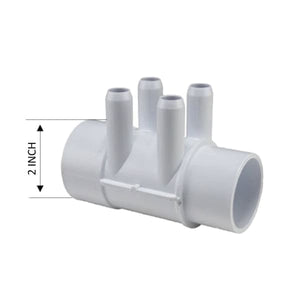 Hot Tub Compatible With Spas Manifold 2" S x 2" Sg X 4 3/4" Barb SM DIY672 - 4160 - DIY PART CENTERHot Tub Compatible With Spas Manifold 2" S x 2" Sg X 4 3/4" Barb SM DIY672 - 4160Hot Tub PartsDIY PART CENTERDIY672 - 4160