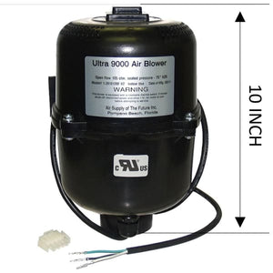 Hot Tub Compatible With Vita Spas Blower 1 Hp 120 4.5 Amps Amp Plug Was VIT430108 Now ASF3910120-AMP - Hot Tub Parts