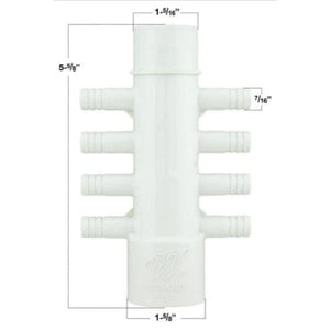 Hot Tub Compatible With Vita Spas Manifold 1" Slip 8 - 3/8" Barb DIY231448 - DIY PART CENTERHot Tub Compatible With Vita Spas Manifold 1" Slip 8 - 3/8" Barb DIY231448Hot Tub PartsDIY PART CENTERDIY231448