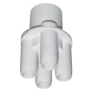 Hot Tub Compatible With Waterway Spas Manifold 1 Inch X (4) 3/4 Inch Smooth Barb DIY672-4410 - Hot Tub Parts