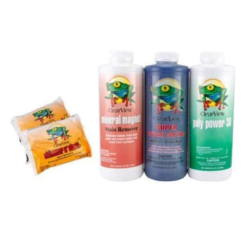 Pool Chemical ClearView Spring Pool Open Kit 15 000 Gallon - Pool
