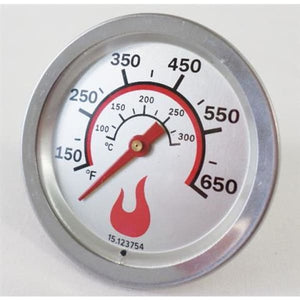 Char Broil Professional Round Temperature Gauge - BBQ Grill Parts