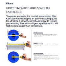 CAL SPAS Filter Cartridge FIL75-5D17H15FCT OEM - Hot Tub Parts