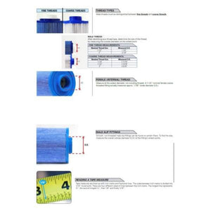 CAL SPAS Filter Cartridge FIL75-5D17H15FCT OEM - Hot Tub Parts
