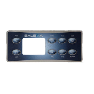 Caldera Spa Balboa 8-Button Deluxe Topside Panel Overlay BAL10299 - Hot Tub Parts