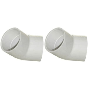 Hot Tub Compatible With Coleman Spas 45 Degree Elbow 2 Slip X Slip 2 Pack DIY100623 - Hot Tub Parts
