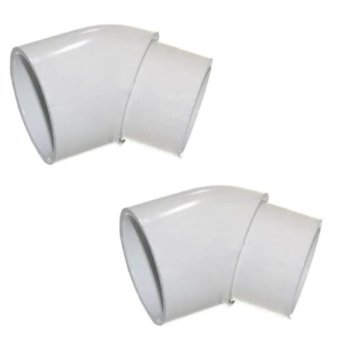 Hot Tub Compatible With Coleman Spas 2 Inch Street 45 Elbow 2 pack 100708 - Hot Tub Parts