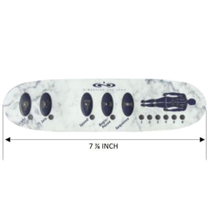 Hot Tub Compatible With Dimension One Spas 5-Button Inlay DIM01560-359 - Hot Tub Parts