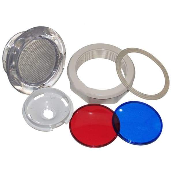Dynasty Spa Jumbo Light Kit Includes Blue And Red Lens Covers DYN11013 - Hot Tub Parts