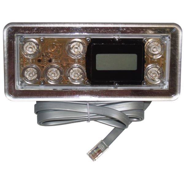 Dynasty Spa Topside Control 7 Button LCD DYN11476 - Hot Tub Parts