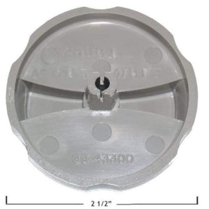 Jacuzzi Spa Diverter Valve Handle Raised Silver 2001 And Previous 2540-308 - Hot Tub Parts